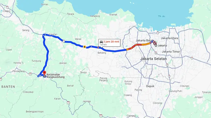 Jadwal Jakarta Rangkasbitung