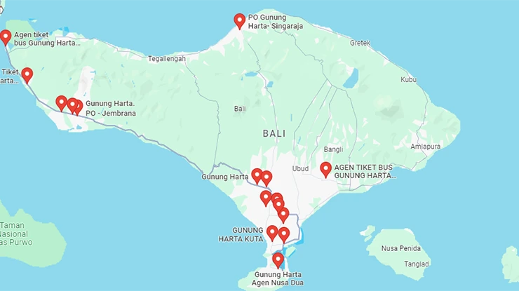 Agen Bus Gunung Harta Bali