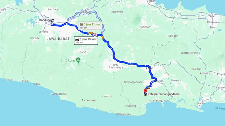 Jadwal Bus Budiman Bandung Pangandaran PP