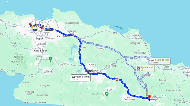 Jadwal Bus Budiman Tangerang Banjar PP