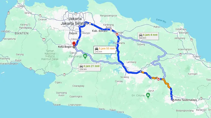 Jadwal Bus Tasikmalaya Bogor PP