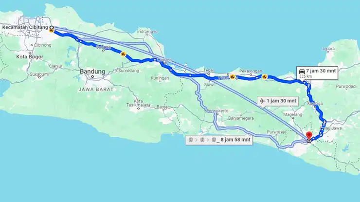 Rute Bus Rosalia Indah Cibitung Bandara Adi Sucipto