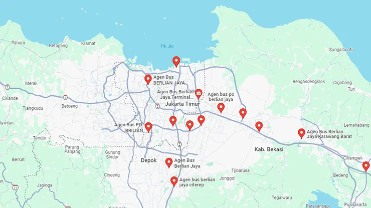 Agen bus Berlian Jaya Jakarta