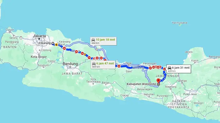 Bus Kupu Kupu Ayu Cikarang Wonosobo