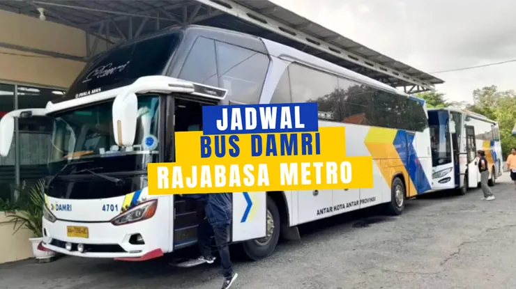 Jadwal DAMRI Rajabasa Metro