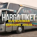 Harga Tiket Bus Budiman Bandung Jogja