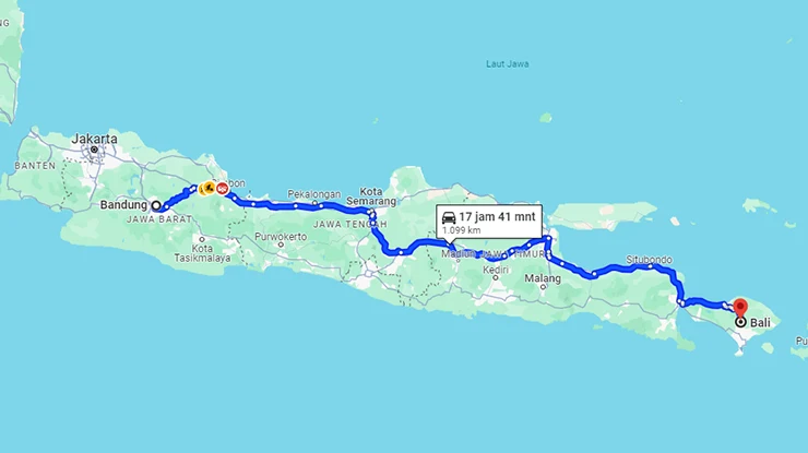 Rute Bus Pahala Kencana Bandung Bali