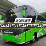 Harga Tiket Bus Citra Adi Lancar Kuningan Jogja