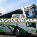 Jadwal Bus Karunia Bakti Poris Sukabumi